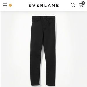 Everlane Authentic High Rise Stretch Skinny